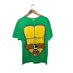 TMNT Turtle‎ Shell Adult T-Shirt Leonardo Costume Front & Back Large